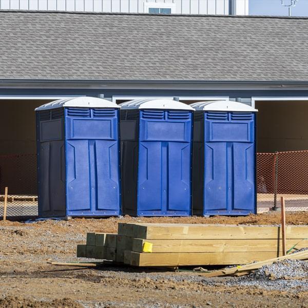 Heavy-duty construction site porta potty in Maricopa, Arizona